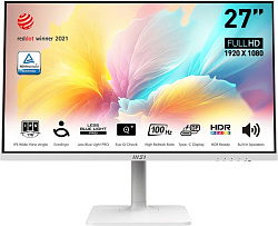 MSI Modern MD2712PW 27" 16:9 FHD(1920x1080) IPS Flat,1ms(MPRT),1000:1,100M:1,300nit,178/178,HDMI 1.4