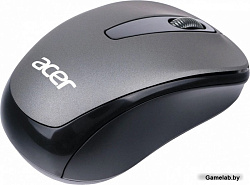 Мышь Acer OMR134 серый оптическая (1000dpi) беспроводная USB для ноутбука (2but)
