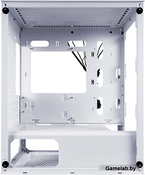 Корпус 1STPLAYER FIREBASE X3-M White / mATX, TG / 4x120mm LED fans inc. / X3-M-WH-4F1-W