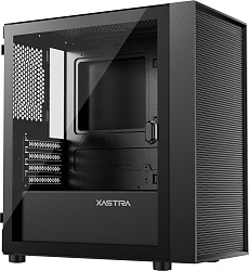 Корпус XASTRA  A305M 3ARGB Black mATX/Mesh/ tempered glass / 2x140mm + 1x120mm ARGB PWM fans/ Door/ 