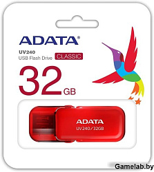 Флэш-накопитель USB2 32GB RED AUV240-32G-RRD ADATA