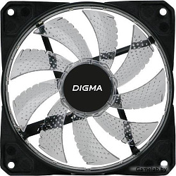 Вентилятор Digma DFAN-FRGB2 120x120x25mm 3-pin 4-pin (Molex)23dB 115gr LED Ret