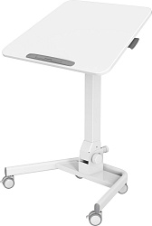 Стол для ноутбука Cactus VM-FDS109 столешница МДФ белый каркас белый 73x50x108см (CS-FDS109WWT)