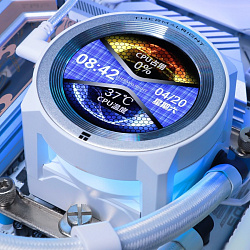 Система водяного охлаждения Thermalright Core Vision 360 White ARGB / 3x120mm ARGB PWM Fans / TRCV36