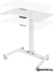 Стол для ноутбука Cactus VM-FDE101 столешница МДФ белый 80x60x123см (CS-FDE101WWT)