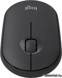 Мышь Logitech Pebble M350S графитовый оптическая (1000dpi) silent беспроводная BT/Radio USB (2but)