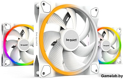 Комплект вентиляторов (3 шт.) be quiet! Light Wings White 140mm PWM Triple Pack / BL102