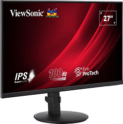 Монитор ViewSonic 27" VA2708-HDJ черный IPS LED 5ms 16:9 HDMI матовая HAS Piv 1000:1 250cd 178гр/178
