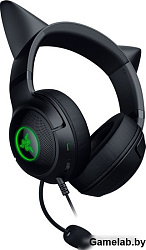 Razer Наушники Razer Kraken Kitty V2 (Black) USB Headset with RGB Kitty Ears