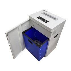 Шредер Office Kit S535 3,8x40 белый (секр.P-4) фрагменты 35лист. 50лтр. скобы пл.карты CD