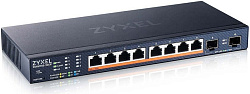 Мультигигабитный Smart L3 Lite коммутатор Zyxel NebulaFlex XMG1915-10EP, 8xRJ-45: 1/2.5G PoE++, 2xSF