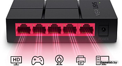 Коммутатор Mercusys MS105G 5G неуправляемый