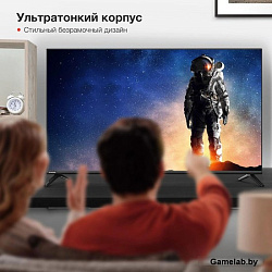Телевизор LED Starwind 43" SW-LED43UG403 Яндекс.ТВ Frameless черный 4K Ultra HD 60Hz DVB-T DVB-T2 DV
