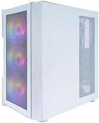 Корпус 1STPLAYER TRILOBITE T7-P White / ATX / 4x120mm LED fans / T7-P-WH-4F1-W