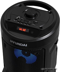 Минисистема Hyundai H-MC150 черный 50Вт/FM/USB/BT/SD/MMC