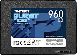 SSD жесткий диск SATA2.5" 960GB BURST PBE960GS25SSDR PATRIOT