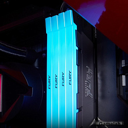 Память DDR4 2x8GB 3600MHz Kingston KF436C16RB2AK2/16 Fury Renegade RGB RTL Gaming PC4-28800 CL16 DIM