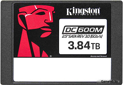 Kingston Enterprise SSD 3,84TB DC600M 2.5" SATA 3 R560/W530MB/s 3D TLC MTBF 2M 94 000/59 000 IOPS 70