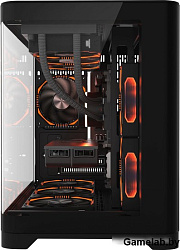 Корпус 1STPLAYER UVIEW UV6 Black / mATX / UV6-BK