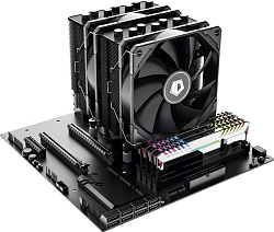 Кулер ID-COOLING SE-207-XT ADVANCED LGA20XX/1700/1200/115X/AM4 (8шт/кор, TDP 280W, PWM, черный, 7 те