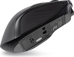 Мышь Оклик 502MW черный оптическая 2400dpi silent беспров. BT/Radio USB для ноутбука 9but (1978678)