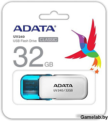 Флэш-накопитель USB2 32GB WHITE AUV240-32G-RWH ADATA