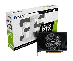 Видеокарта PCIE16 RTX3050 6GB PA-RTX3050 STORMX 6GB V1 PALIT