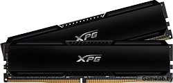 ADATA 64GB ADATA DDR4 3200 DIMM GAMMIX D20 Black Gaming Memory AX4U320032G16A-DCBK20 Non-ECC, CL16, 