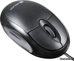 Мышь Oklick 105S черный оптическая (800dpi) USB для ноутбука (2but)