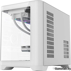 Корпус 1STPLAYER UVIEW UV6 White / mATX / UV6-WH
