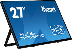 Монитор Iiyama 27" ProLite T2755MSC-B1 черный IPS LED 5ms 16:9 HDMI M/M матовая 1000:1 400cd 178гр/1