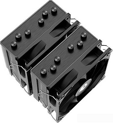 Кулер ID-COOLING SE-206-XT LGA20XX/1700/1200/115X/AM5/AM4 (8шт/кор, TDP 250W, PWM, черный, 6 тепл.тр