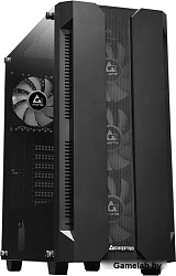 Корпус CHIEFTEC HUNTER GS-01B-OP без БП, боковая панель из закаленного стекла, 3xARGB LED 120мм вент