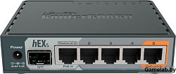 Маршрутизатор MikroTik RB760iGS hEX S with Dual Core 880MHz MHz CPU, 256MB RAM, 5 Gigabit LAN ports, Маршрутизатор MikroTik RB760iGS hEX S with Dual Core 880MHz MHz CPU, 256MB RAM, 5 Gigabit LAN ports,