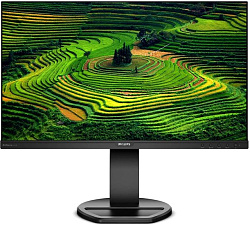 Монитор 23,8" Philips 241B8QJEB 1920x1080 IPS LED 16:9 5ms VGA DVI HDMI DP 2*USB3.0 2*USB2.0 50M:1 1