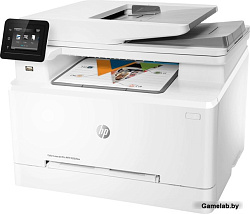 МФУ лазерный HP Color LaserJet Pro M283fdw (7KW75A) A4 Duplex Net WiFi белый/серый