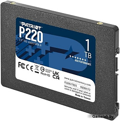 Накопитель SSD Patriot SATA III 1Tb P220S1TB25 P220 2.5"
