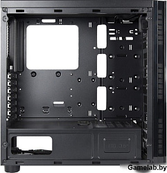 Корпус CHIEFTEC HAWK AL-02B-TG-OP без БП, боковая панель из закаленного стекла, черный, ATX