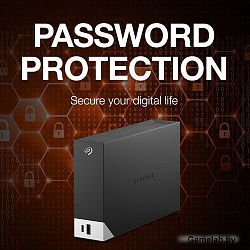 Жесткий диск Seagate USB 3.0 20Tb STLC20000400 One Touch Hub 3.5" черный USB 3.0 type C