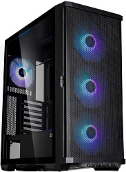 ZALMAN Z10 PLUS, ATX, BLACK, WINDOW, 2x3.5", 2x2.5", 2xUSB3.0, 1xUSB 3.1 Type-C, FRONT 3x140mm ARGB,