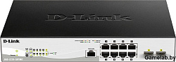 D-Link DGS-1210-10P/ME/B1A Управляемый коммутатор 2 уровня с 8 портами 10/100/1000Base-T с поддержко