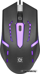 Мышь оптическая  Defender Flash MB-600L Оптическая, три кнопки + колесо-конпка, 1200 dpi