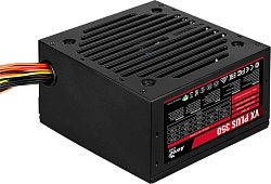 Aerocool 350W Retail VX PLUS 350 ATX v2.3 Haswell, fan 12cm, 500mm cable, power cord, 20+4P, 4+4P, P