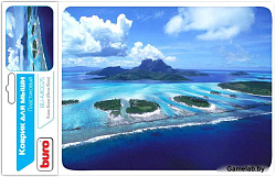 Коврик для мыши Buro BU-M10025 рисунок/Бора-Бора