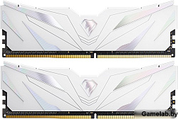 Модуль памяти DDR4 Netac Shadow II 32GB (2x16GB) 3200MHz CL16 1.35V / NTSWD4P32DP-32W / White / with