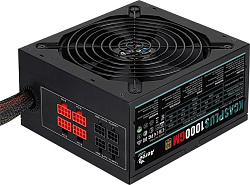 Блок питания Aerocool ATX 1000W KCAS PLUS 1000GM V2 (24+8+4+4pin) APFC 140mm fan 10xSATA Cab Manag R
