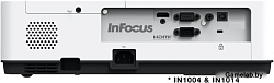 Проектор InFocus IN1024 white (LCD, 1024x768, 4000Lm, 1.48-1.78:1, 5000:1, VGA, 2xHDMI, Composite, U