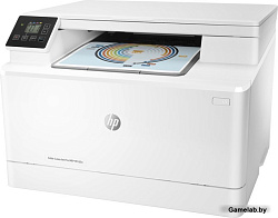МФУ лазерный HP Color LaserJet Pro MFP M182n (7KW54A) A4 Net белый
