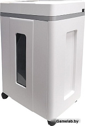 Шредер Office Kit S200TSCD 0,8x1 белый (секр.P-7) фрагменты 6лист. 25лтр. скобы пл.карты CD