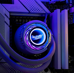 Система водяного охлаждения Valkyrie Jarn 240 ARGB White / 2x120mm ARGB fans, 250W TDP, 34dBA / HW C